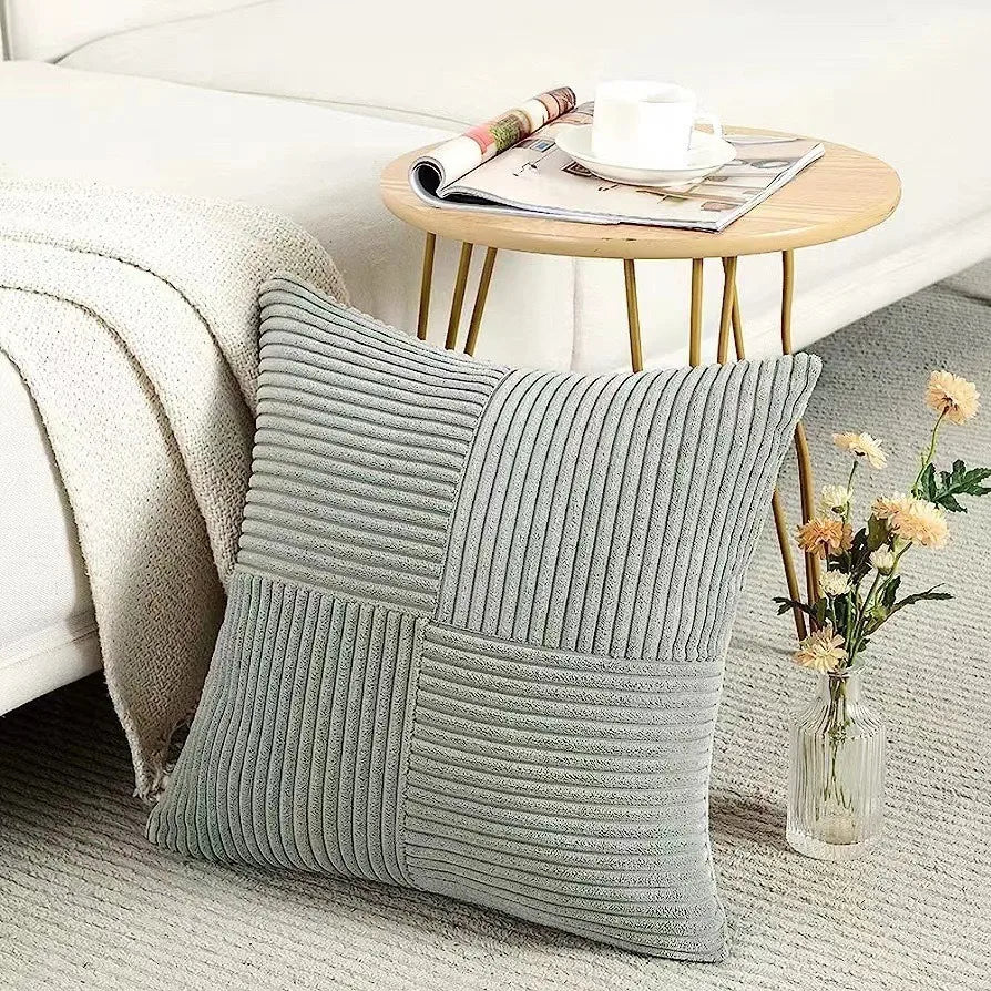 Coussin : Housse Velours Orange Brûlé Déco