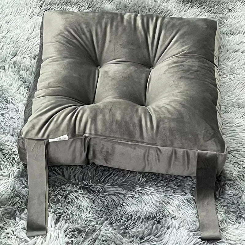 Coussin Tatami : Velours Côtelé Moelleux Épais
