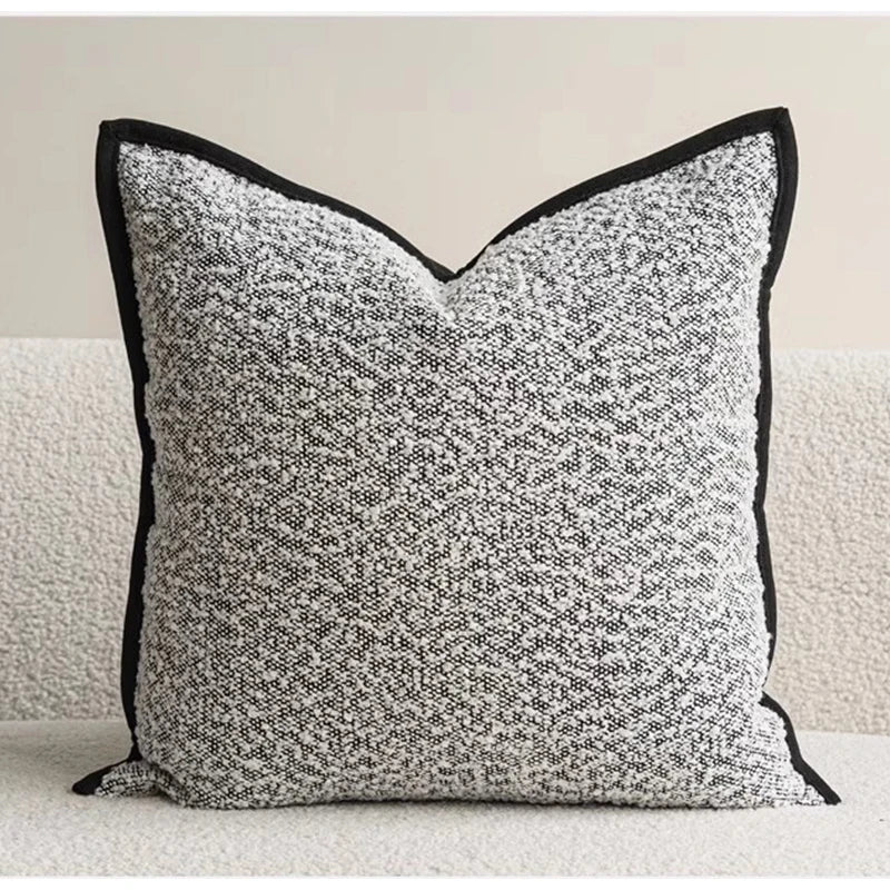 Coussin Bohème : Terracotta Jacquard Géométrique
