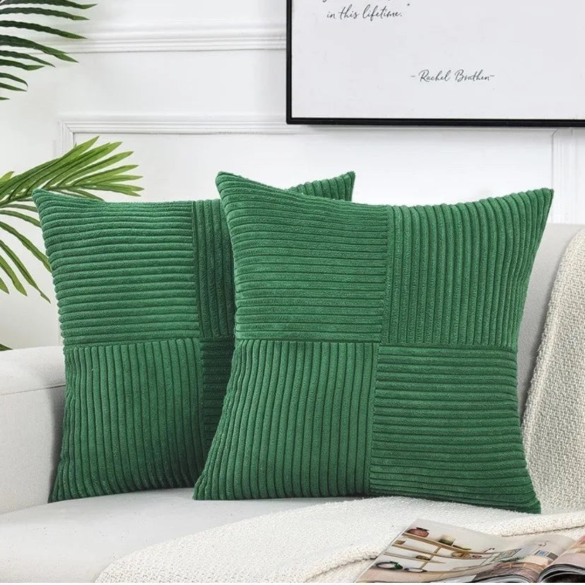 Coussin : Housse Velours Orange Brûlé Déco