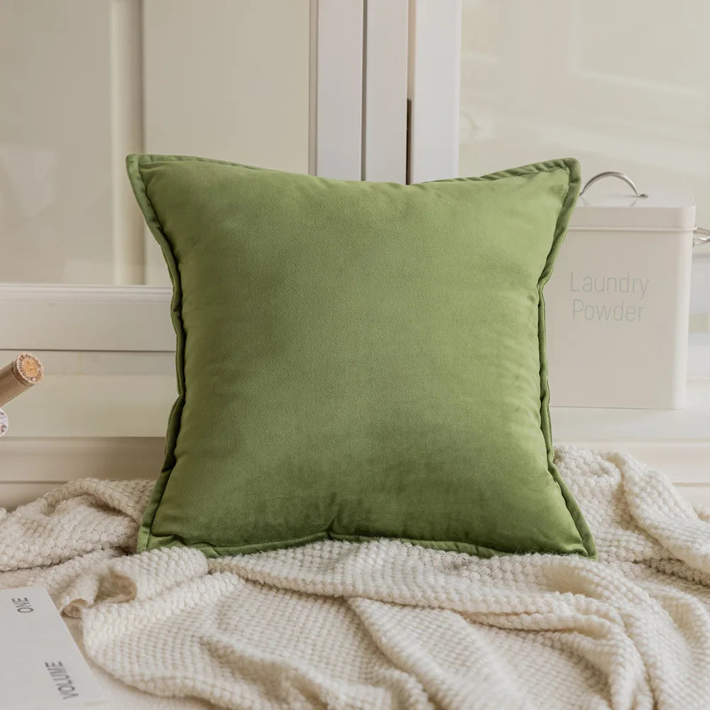 Coussin Déco : Housse Chenille Jacquard 45x45cm