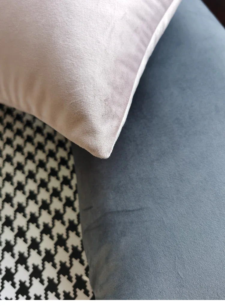 Coussin velours : Housse décorative rectangulaire