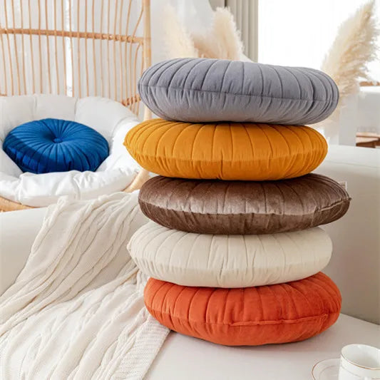 Coussin : Citrouille Nordique, Confort et Style Bonbon