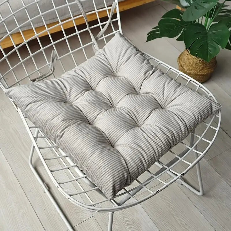 Coussin Velours Côtelé : Confort Doux pour Toute Assise