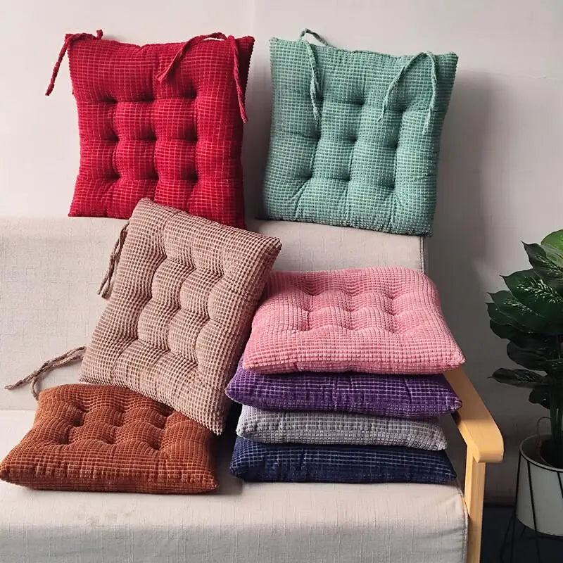 Coussin Velours Côtelé : Confort Doux pour Toute Assise