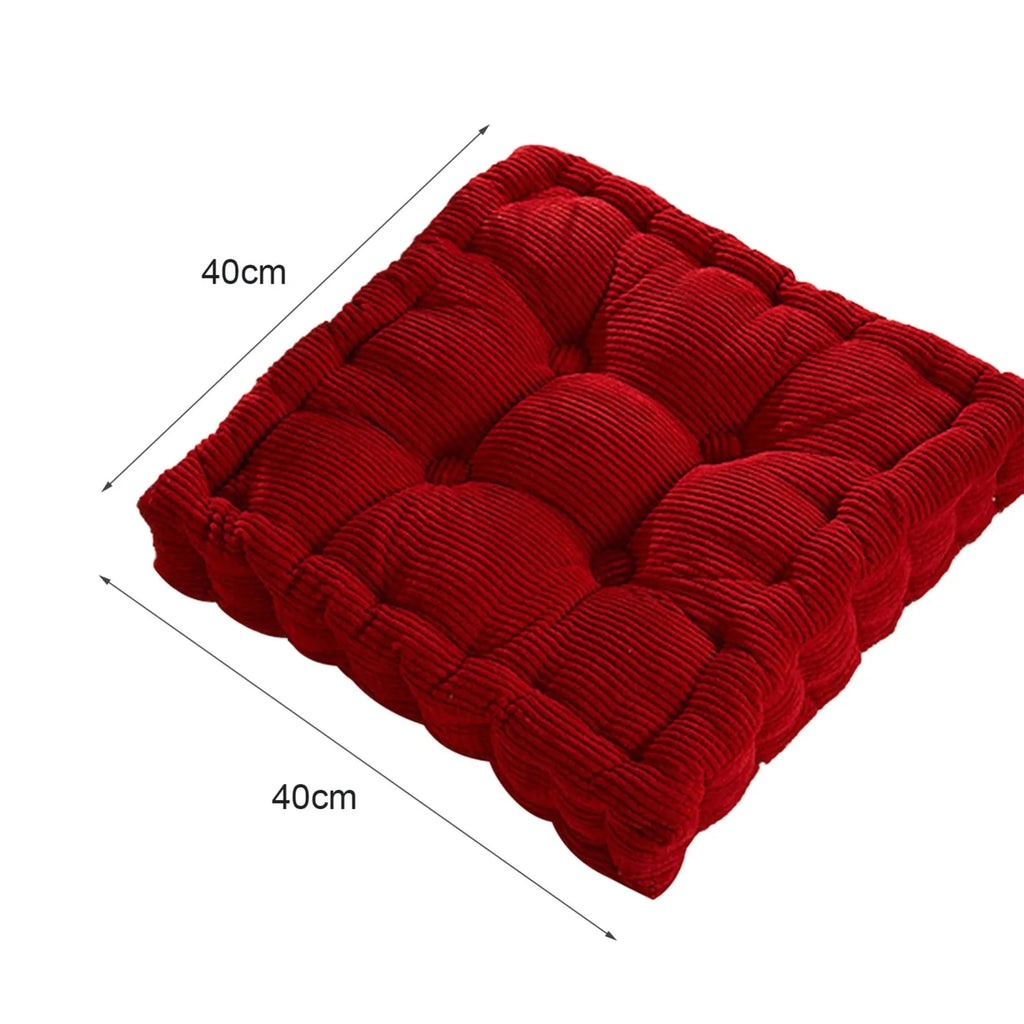 Coussin de Sol – Carré, Épais, pour Yoga et Détente