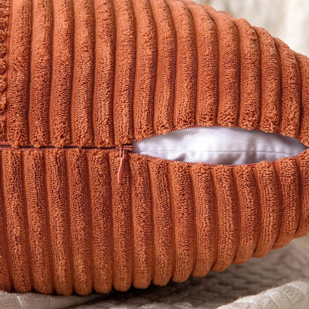 housse de coussin terracotta