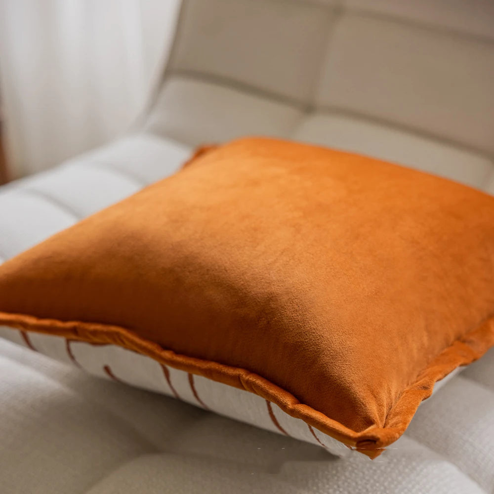 Coussin Déco : Housse Chenille Jacquard 45x45cm