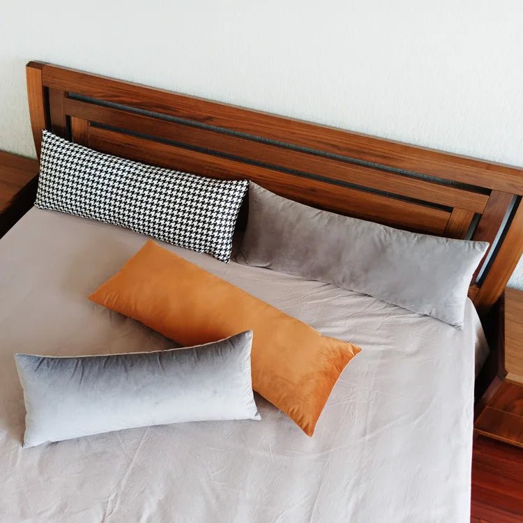 Coussin velours : Housse décorative rectangulaire