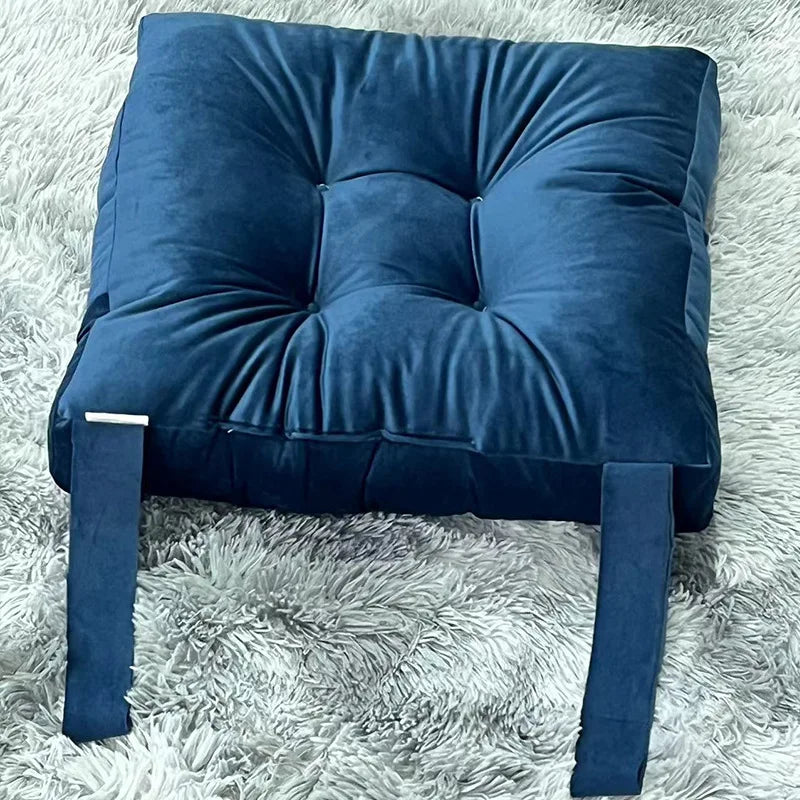 Coussin Tatami : Velours Côtelé Moelleux Épais