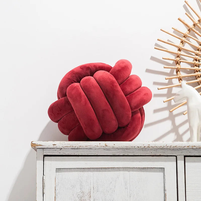 Coussin – Boule Décorative Nouée Douillette