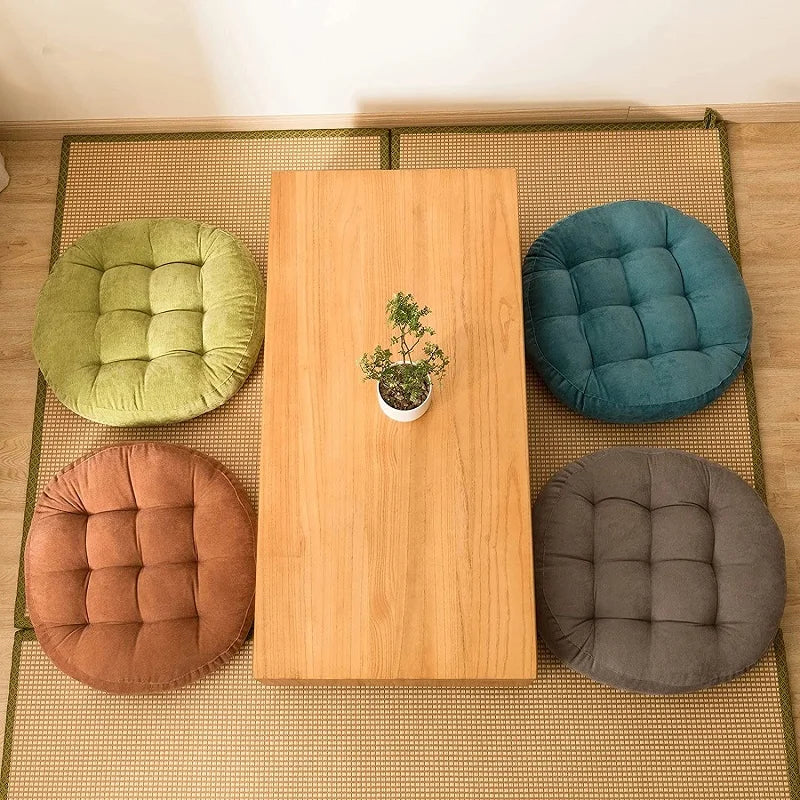 Coussin de sol rond : Confort XL multi-usage