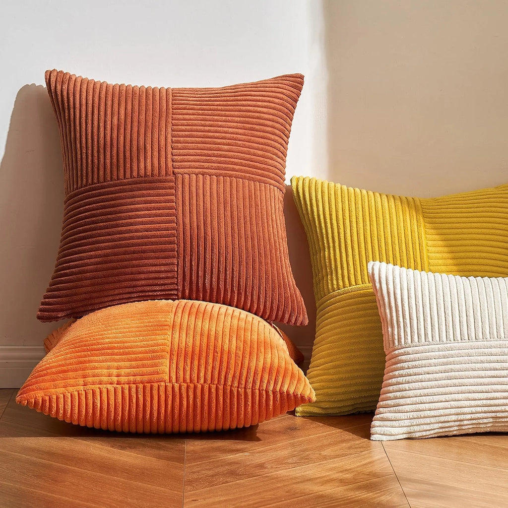 housse de coussin terracotta