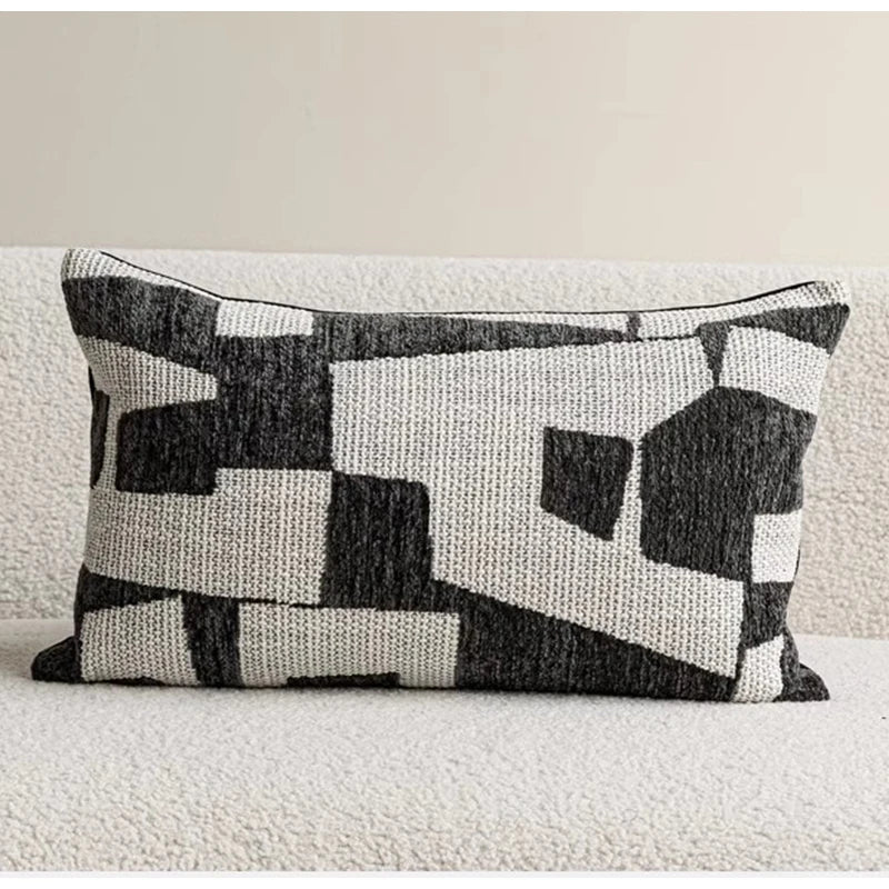 Coussin Bohème : Terracotta Jacquard Géométrique