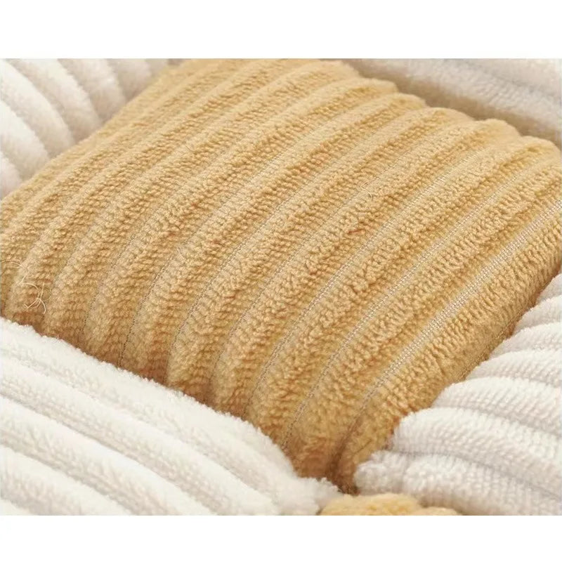 Coussin – Douceur Velours Côtelé, Confort Universel