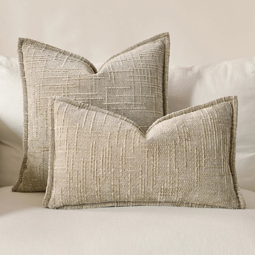 Coussin : Housse Chenille Épaisse & Confortable