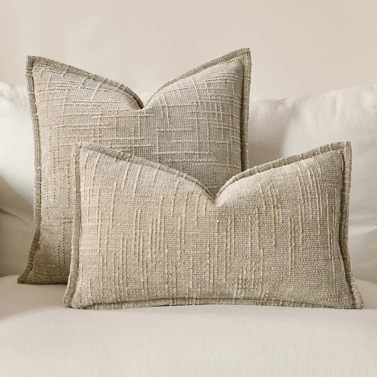 Coussin : Housse Chenille Épaisse & Confortable