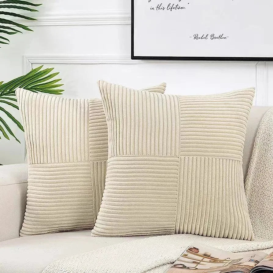 Coussin : Housse Velours Orange Brûlé Déco