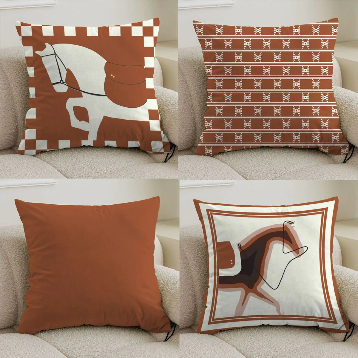 Coussin décoratif : Géométrique Moderne & Luxe Léger