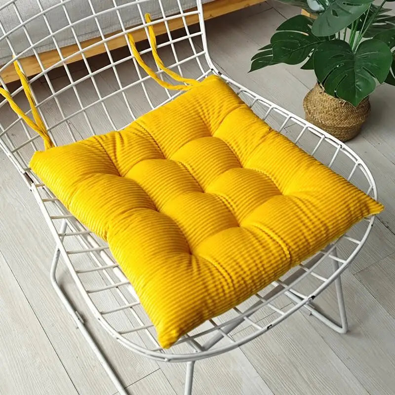 Coussin Velours Côtelé : Confort Doux pour Toute Assise