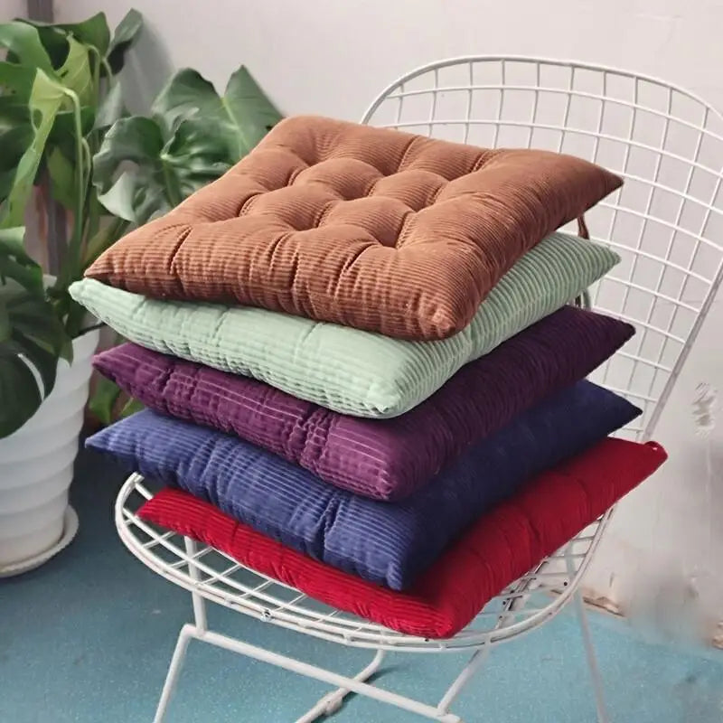 Coussin Velours Côtelé : Confort Doux pour Toute Assise