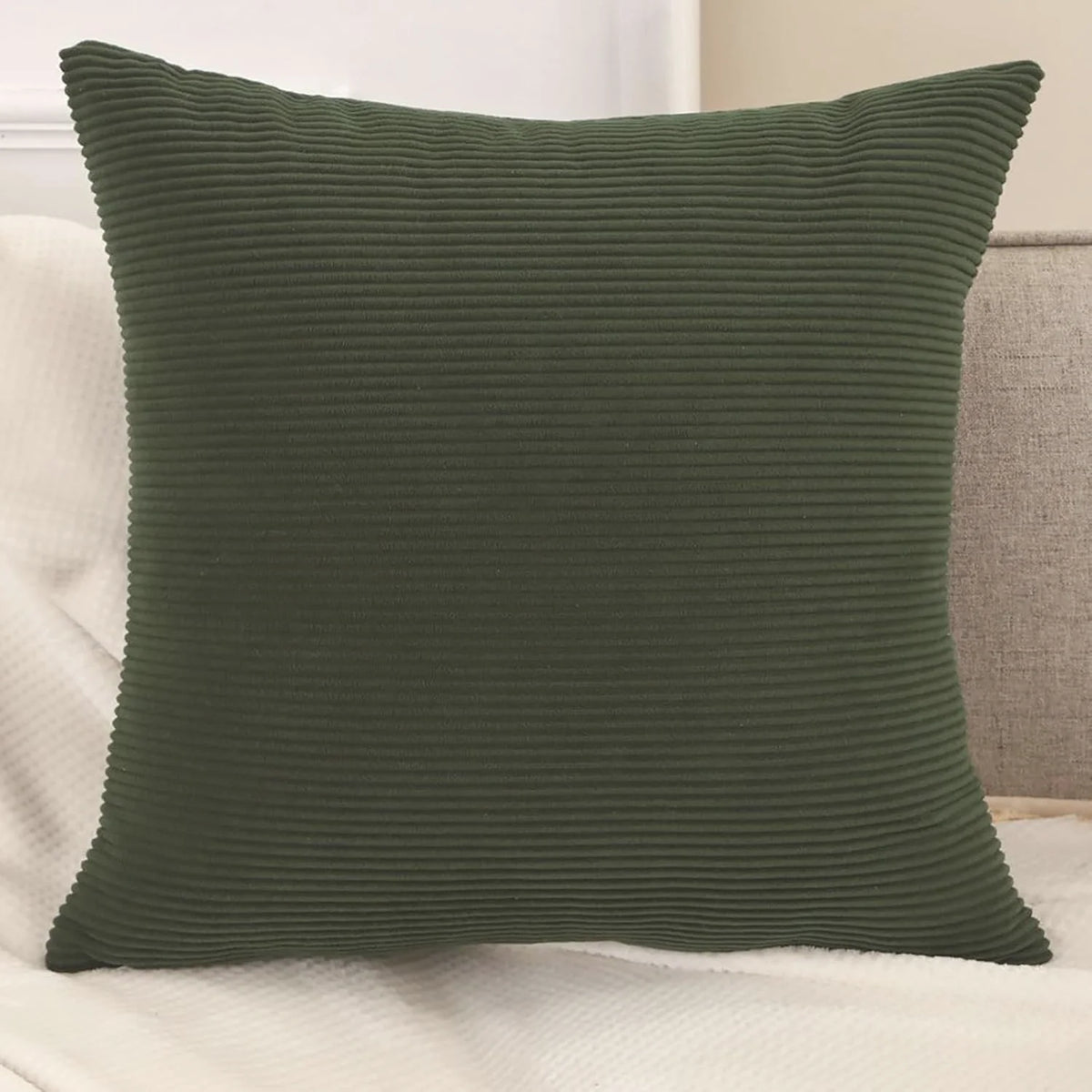 Coussin Déco : Velours Côtelé Personnalisable & Doux