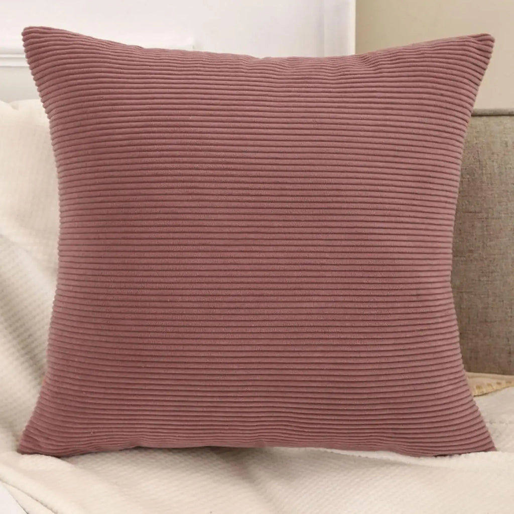 Coussin Déco : Velours Côtelé Personnalisable & Doux