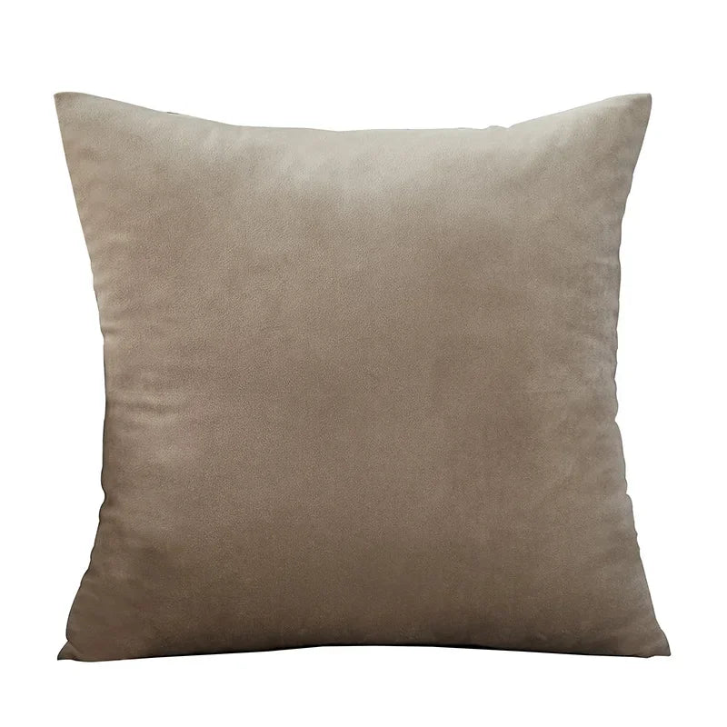 Coussin Velours : Housse Douce Déco Nordique